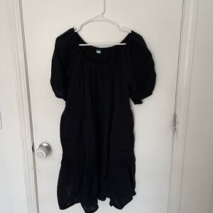 Old Navy Black Mini gauze Dress